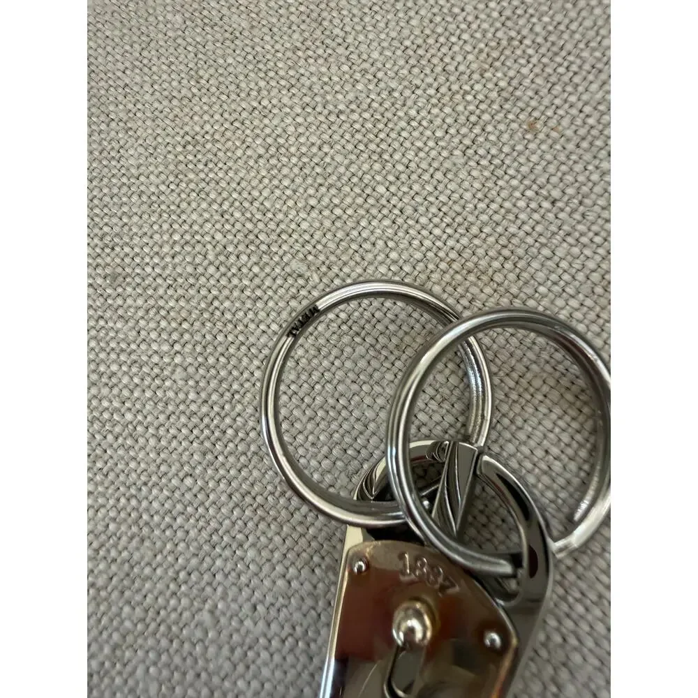 Tiffany & Co. 1837® Makers Valet Key Ring in Sterling Silver + Stainless Steel